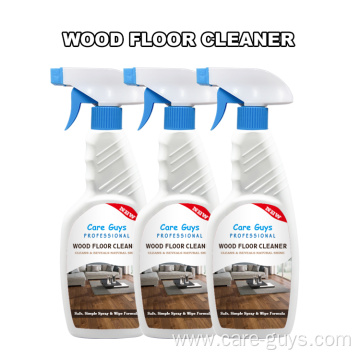 Household hard wood floor cleaner spray